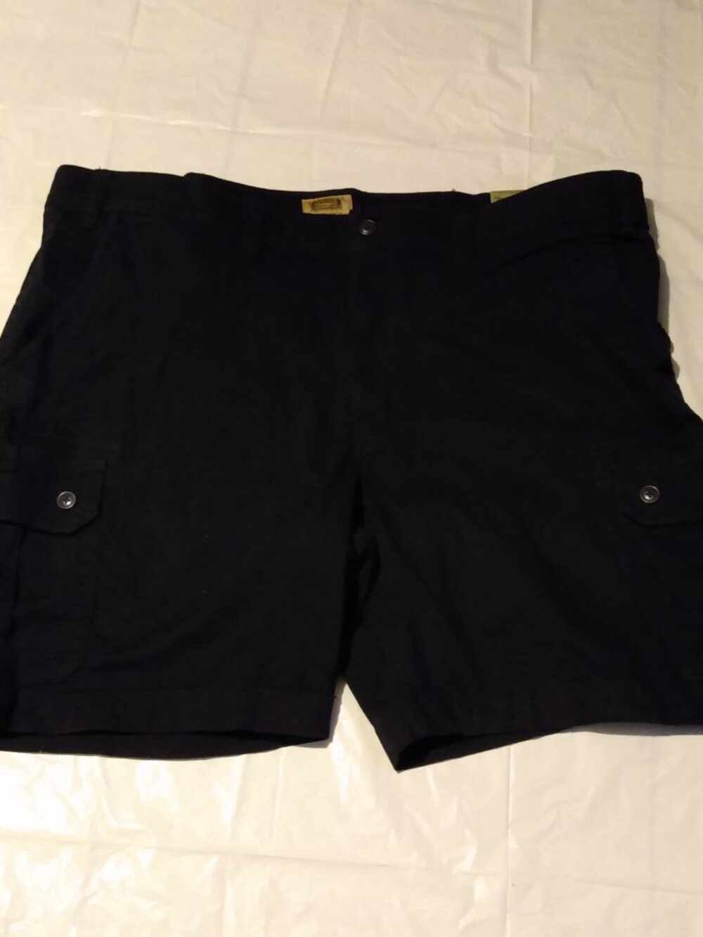 The Foundry Supply Co. Black Men's Cargo Shorts with Button Flap Pockets size 52